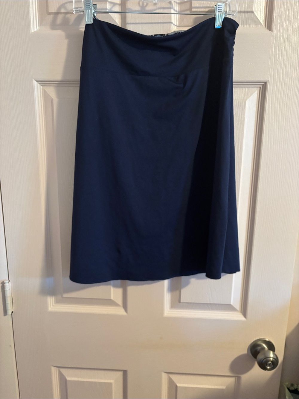 Classic Navy A-Line Women's Skirt